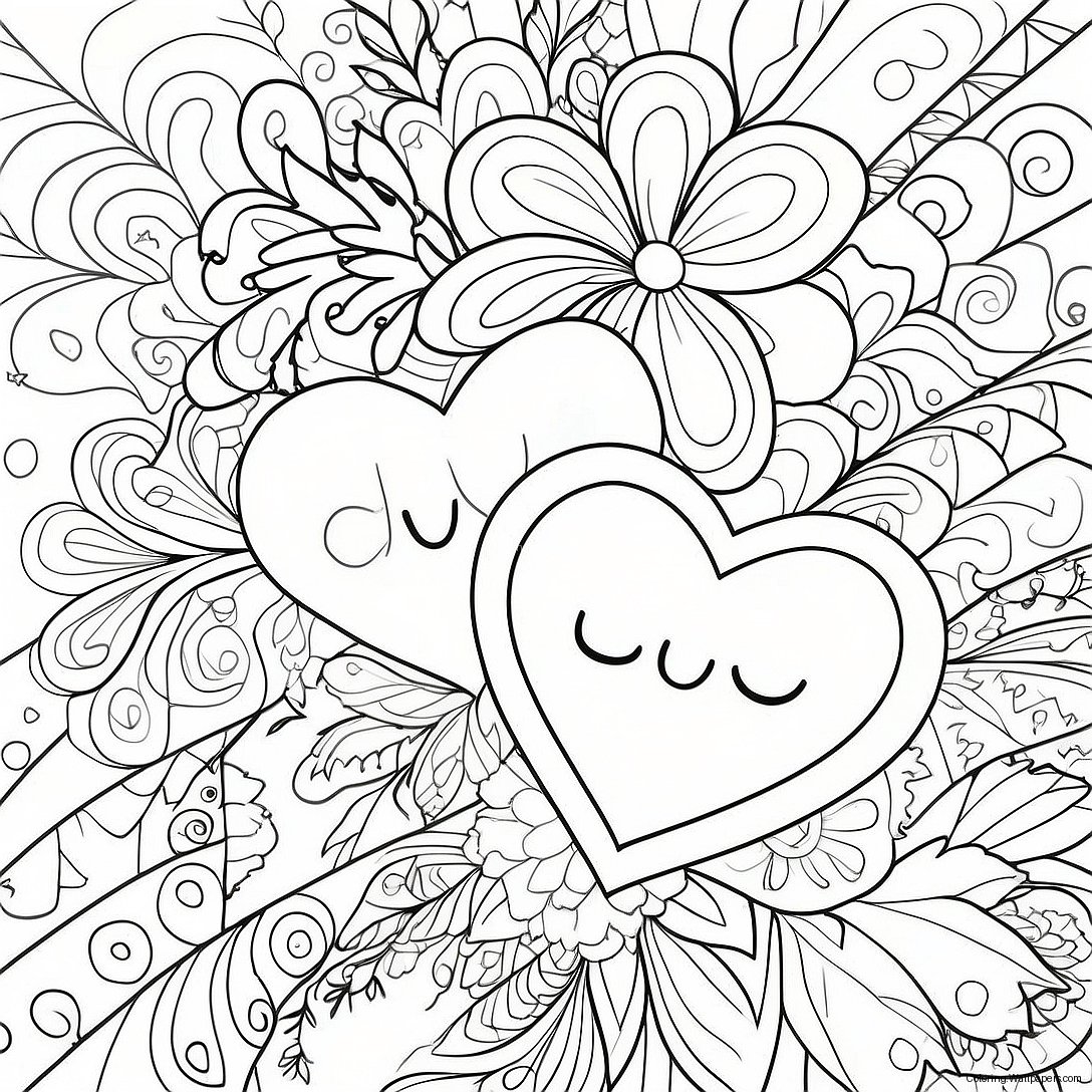 Sweet Heartfelt Love Quotes Coloring Page 51854