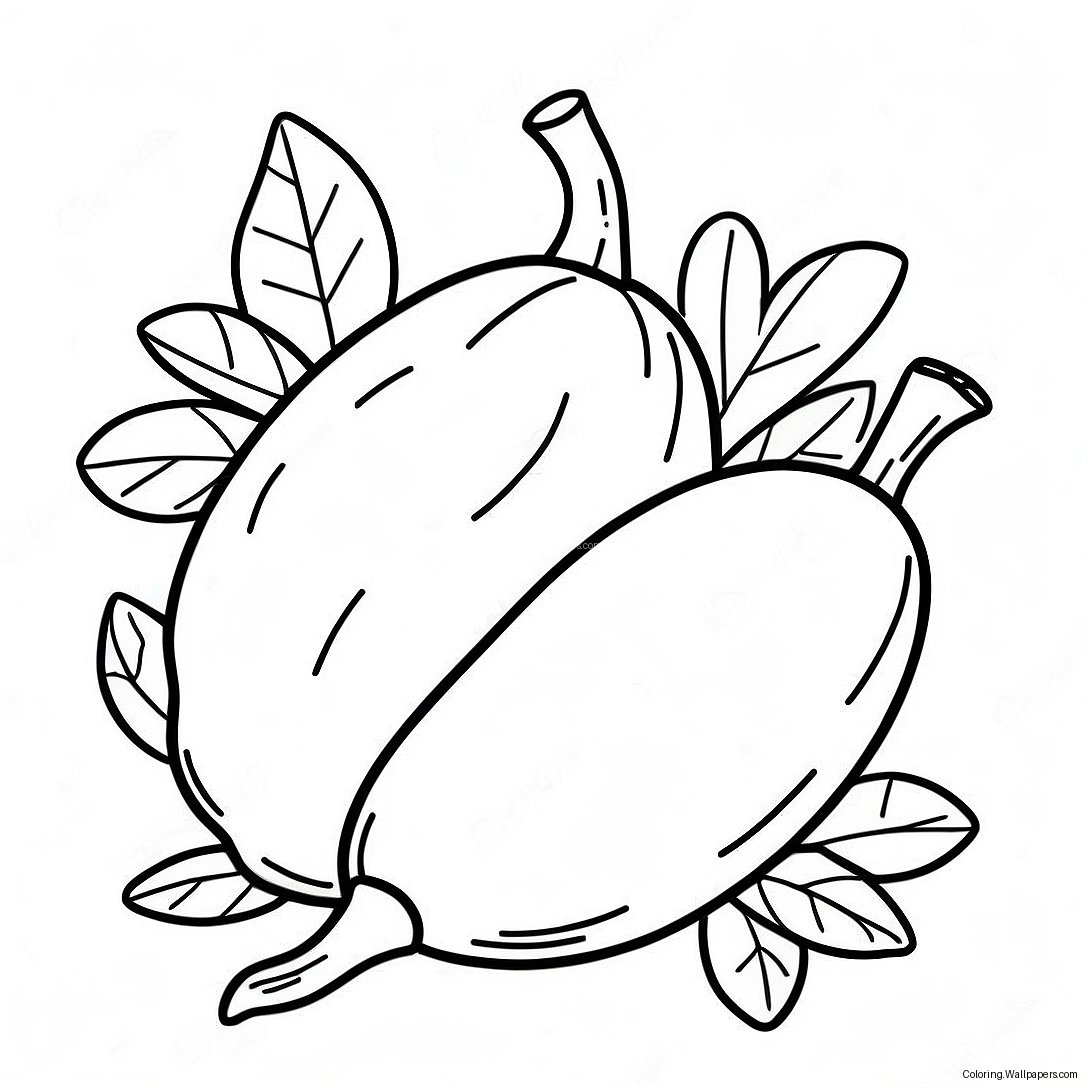 Sweet Potato Coloring Page 55767