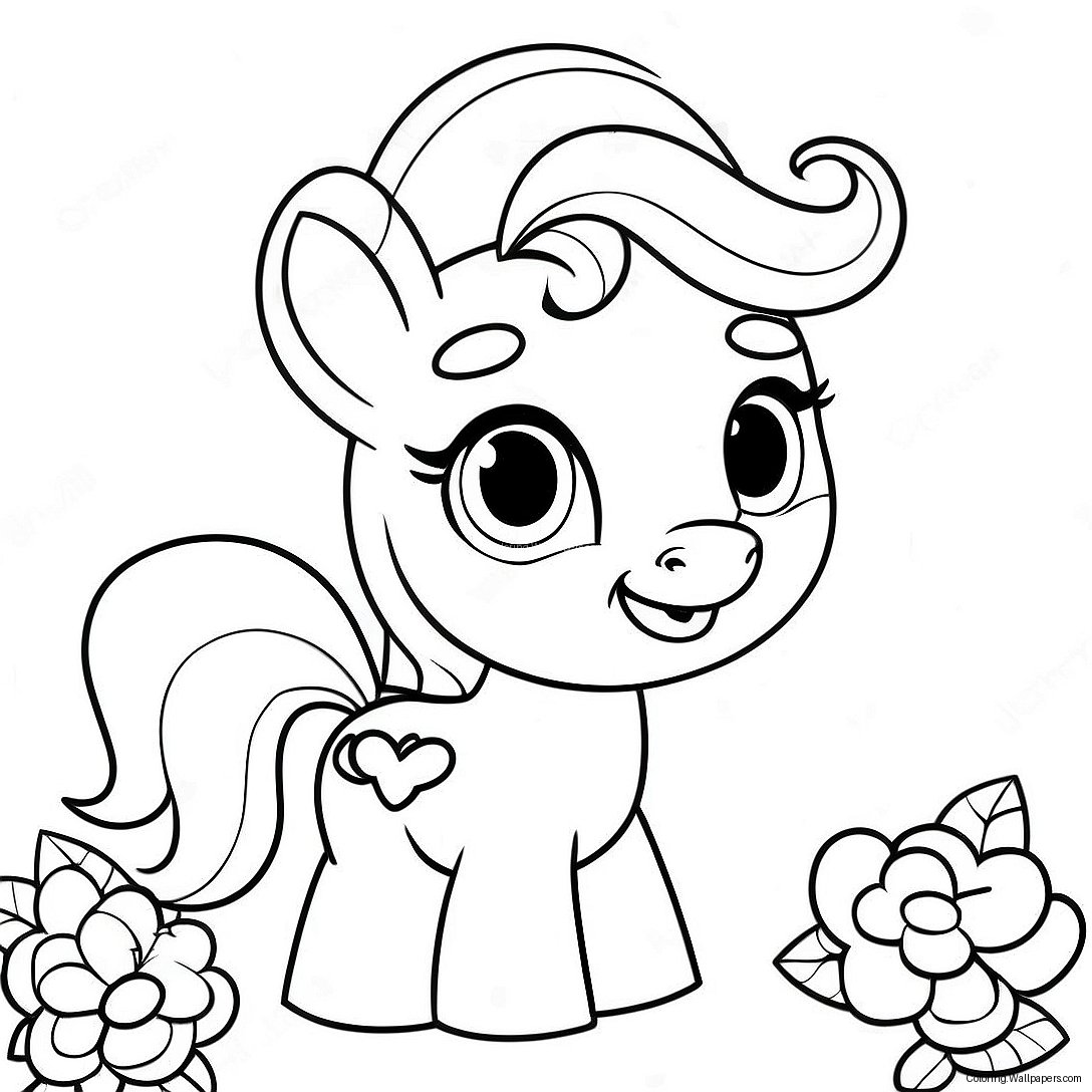 Sweetie Belle Med Bedårande Tillbehör Målarbok 58589