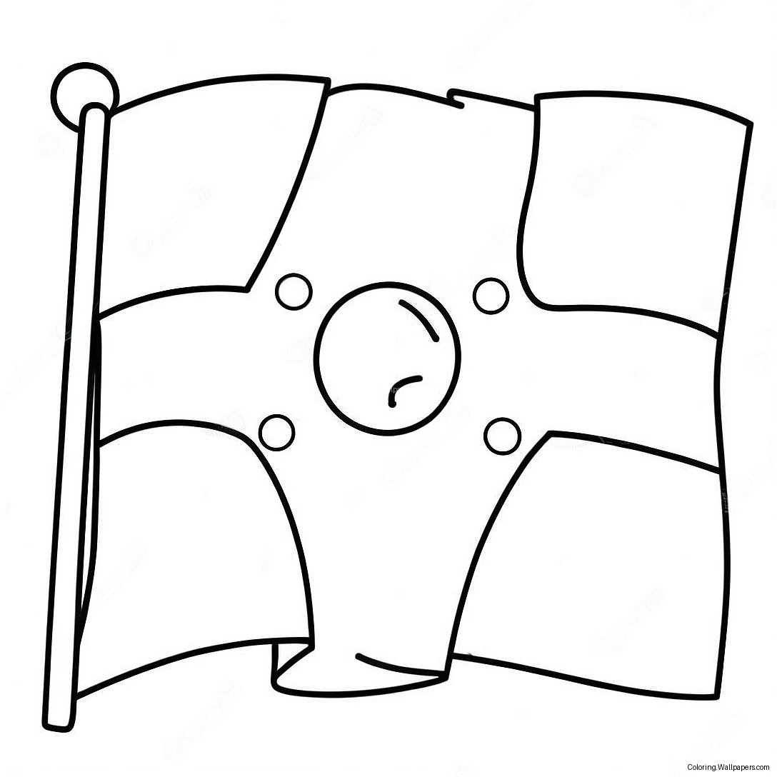 Switzerland Flag Coloring Page 48951