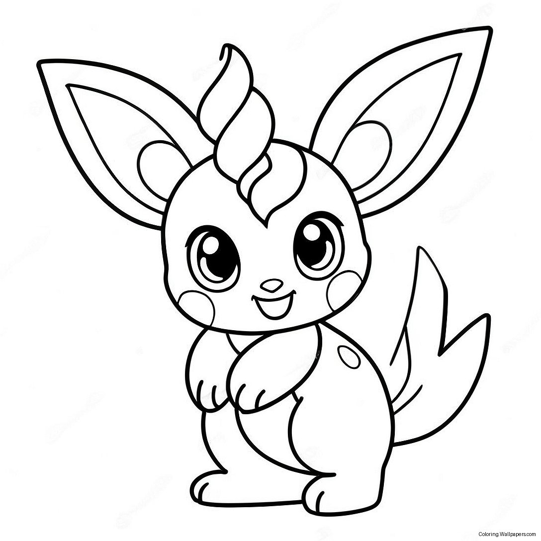 Pagina De Colorat Sylveon 13855