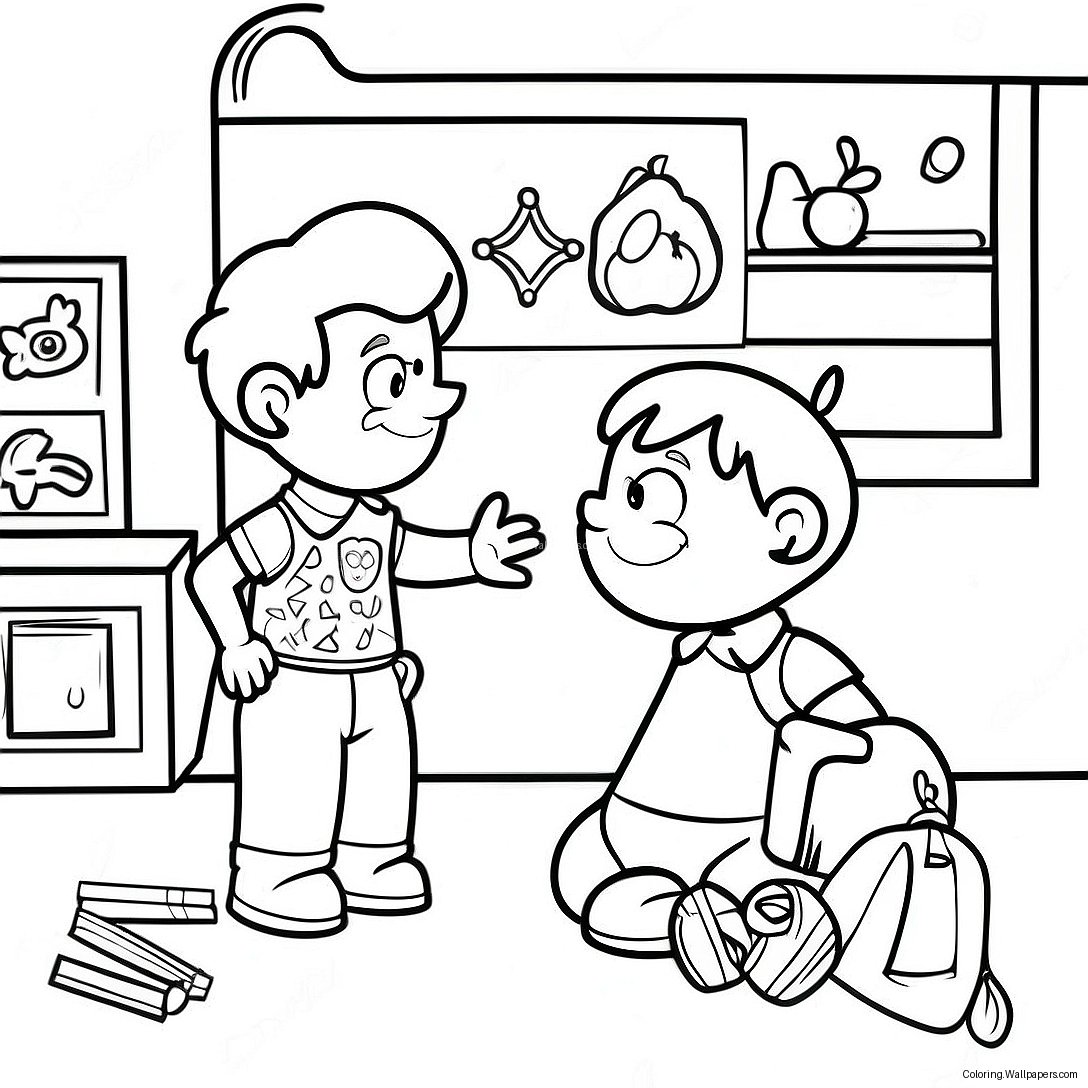 Tales Of A Fourth Grade Nothing Coloring Page 52092