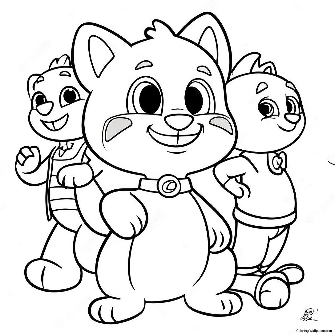 Talking Tom And Friends Adventure Coloring Page 5725