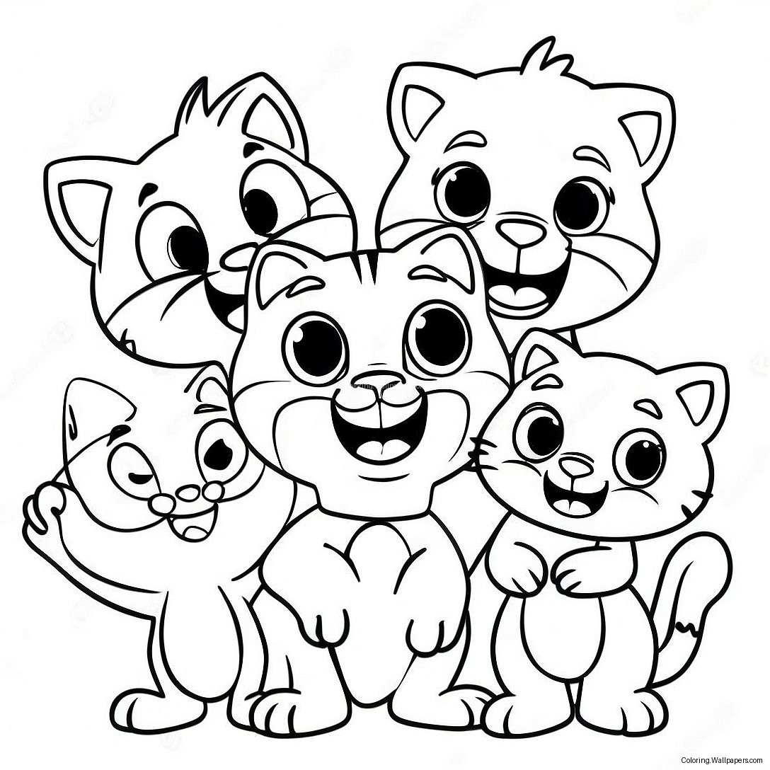 Talking Tom And Friends Adventure Coloring Page 5728