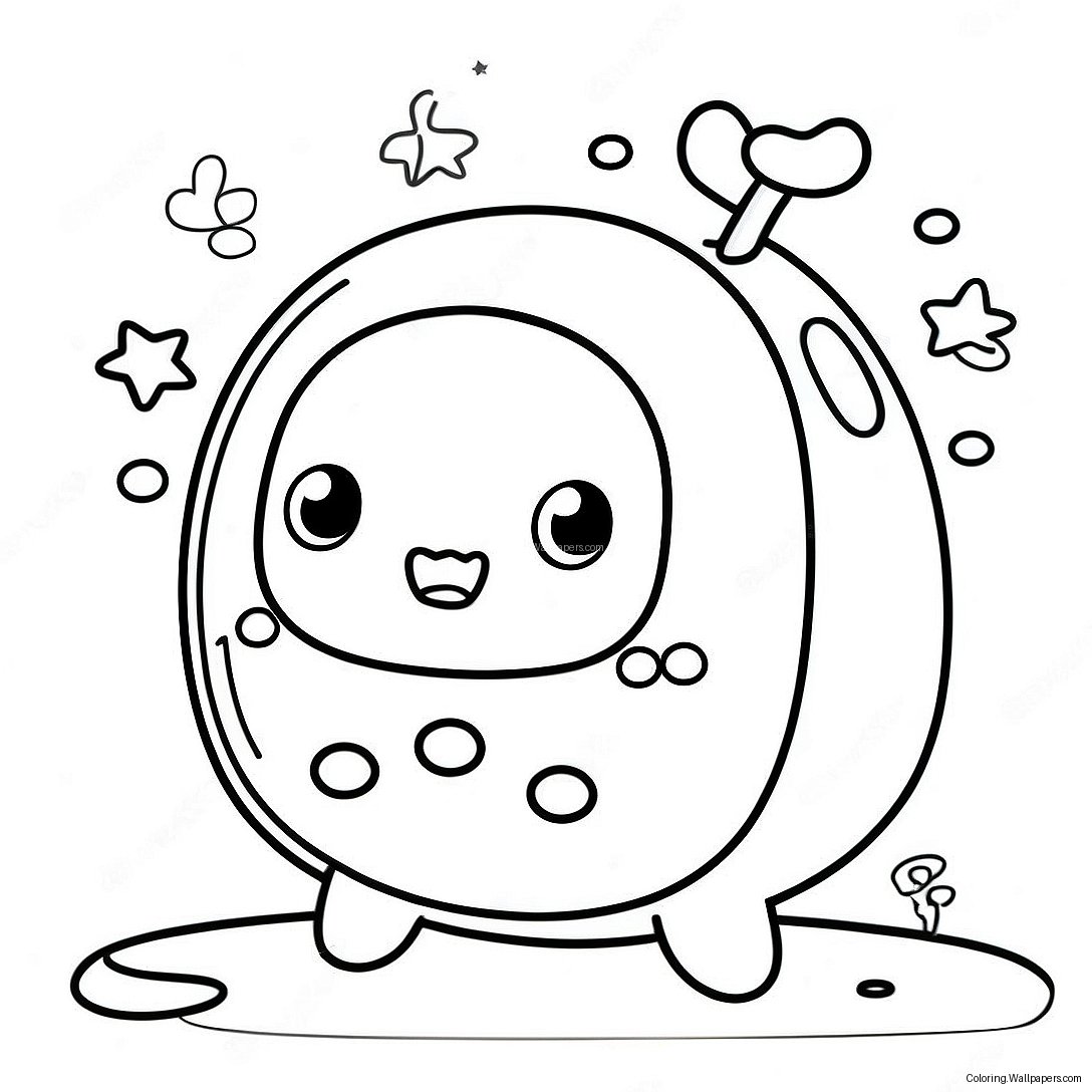 Tamagotchi Coloring Page 21142