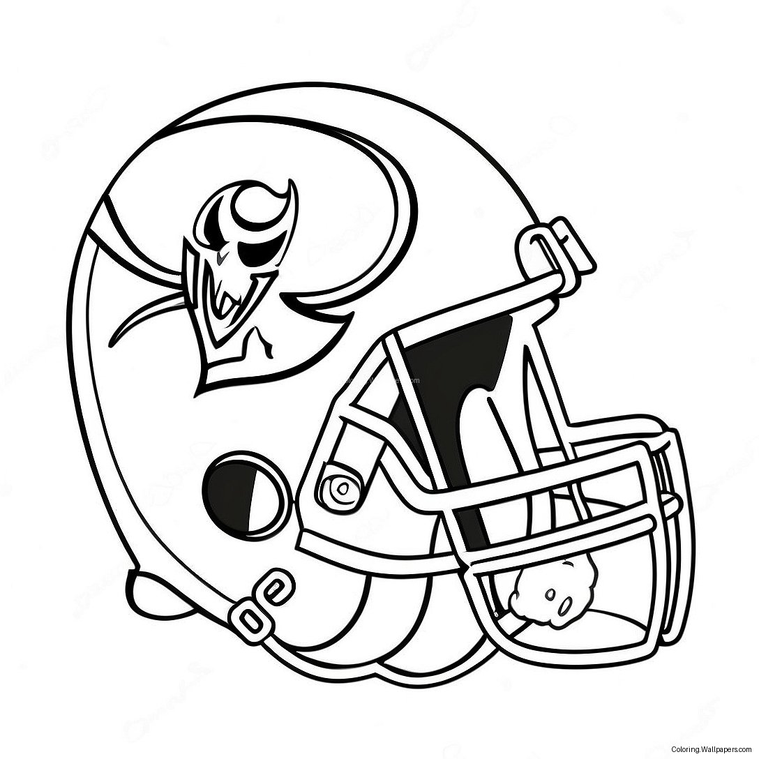 Página Para Colorir Do Logo Do Tampa Bay Buccaneers 49736