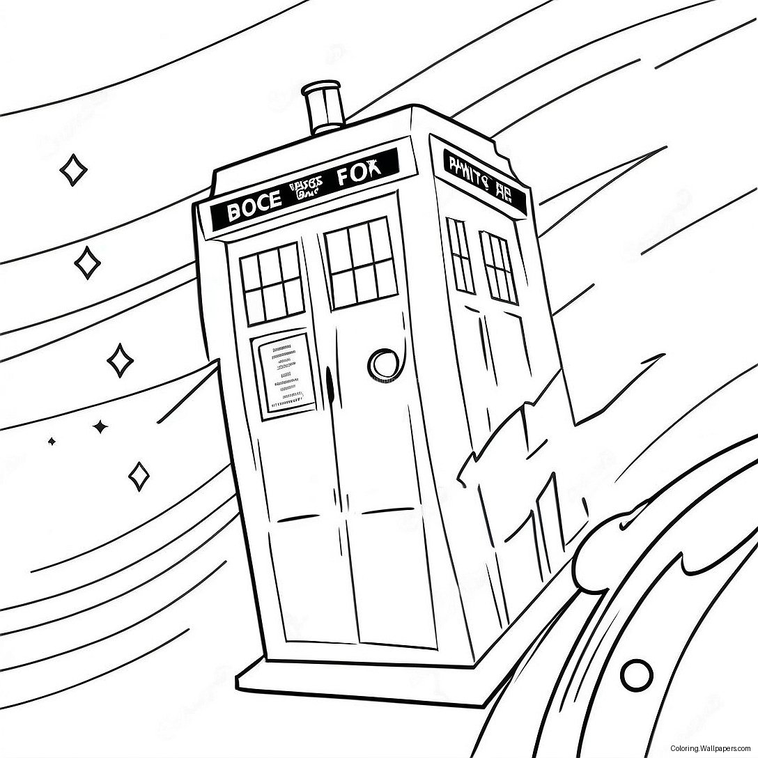 Tardis Avaruudessa Värittämissivu 5318