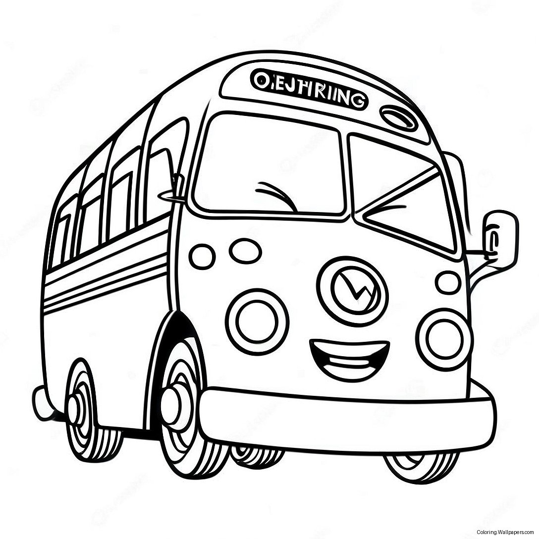 Tayo The Little Bus Coloring Page 31408