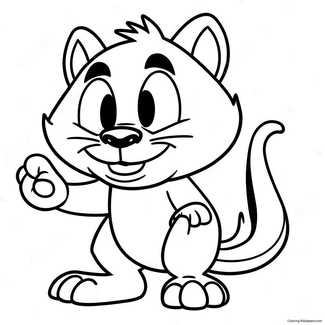 Taz The Tasmanian Devil Coloring Page 23329