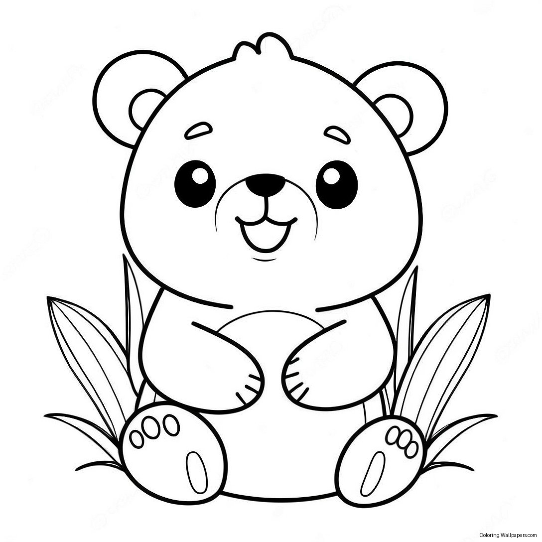 Teddiursa Cute Coloring Page 58595