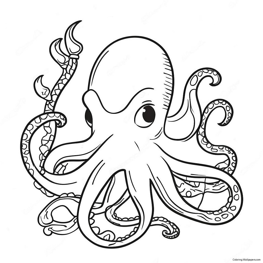 Teenage Kraken Coloring Page 1533