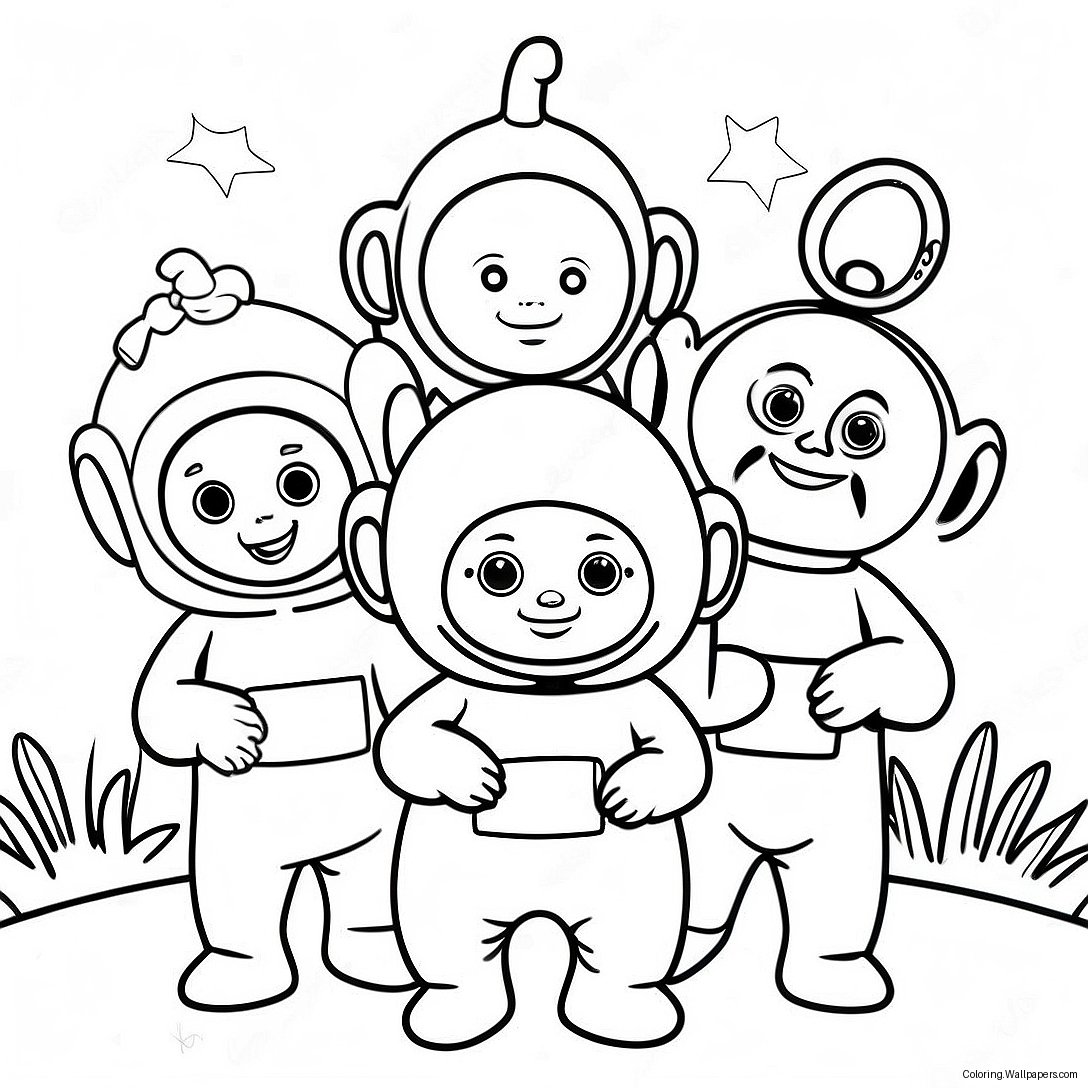 Teletubbies Coloring Page 4690