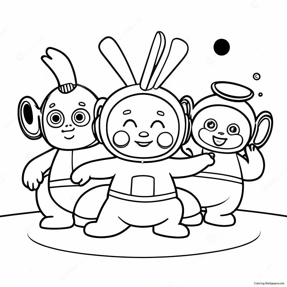 Teletubbies Coloring Page 4692