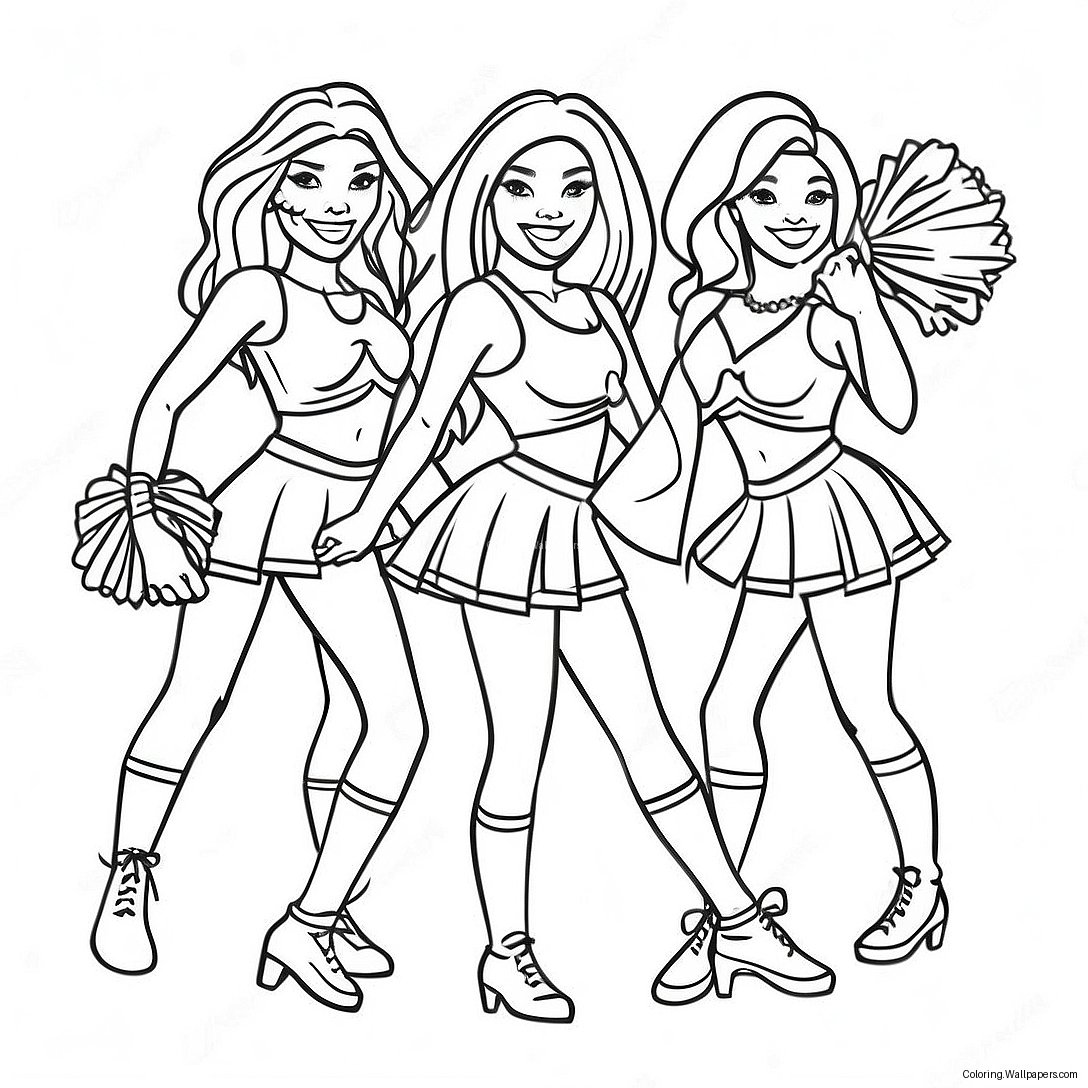 Tennessee Titans Cheerleaders Coloring Page 26569