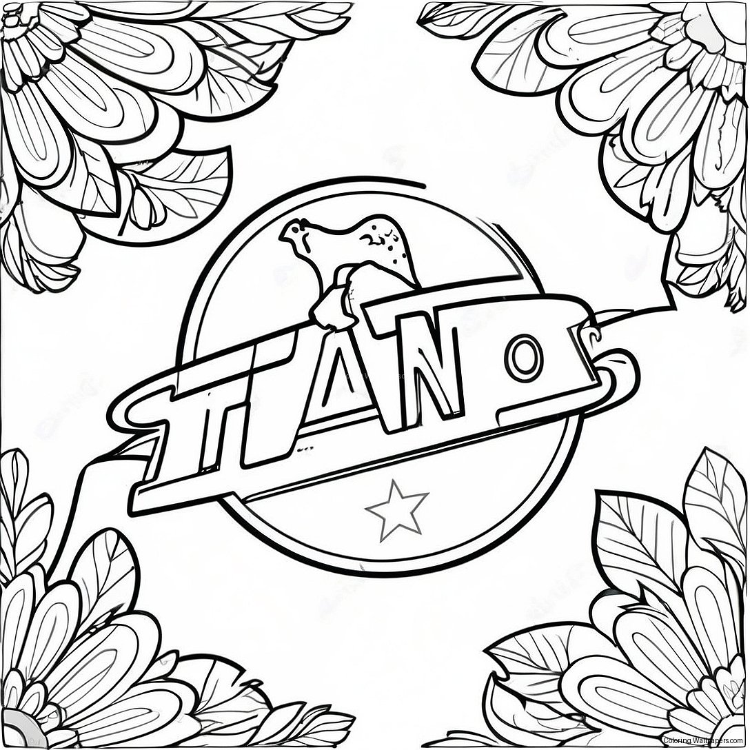 Färgläggningssida För Tennessee Titans-Logotyp 26581