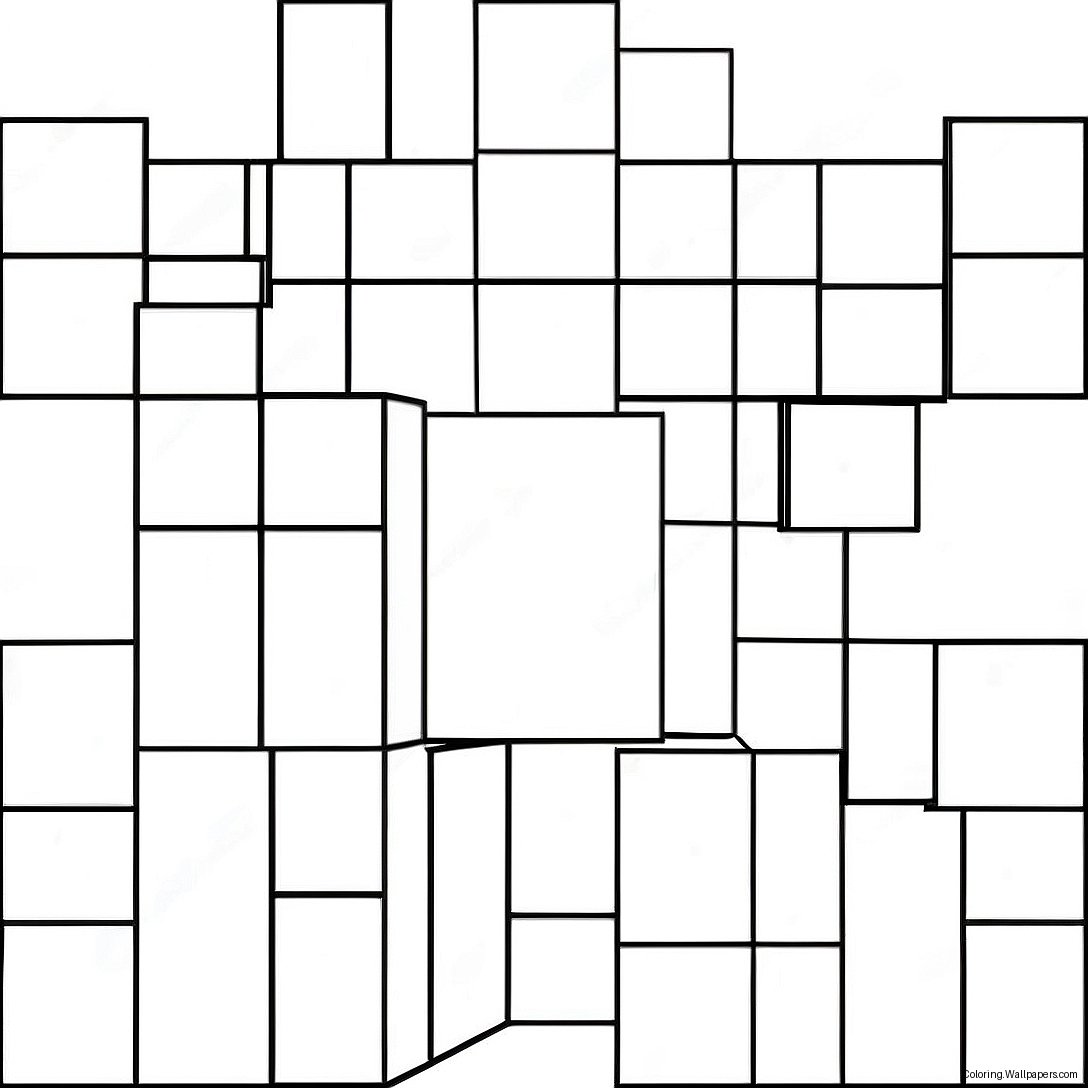 Tetris Game Blocks Coloring Page 53857