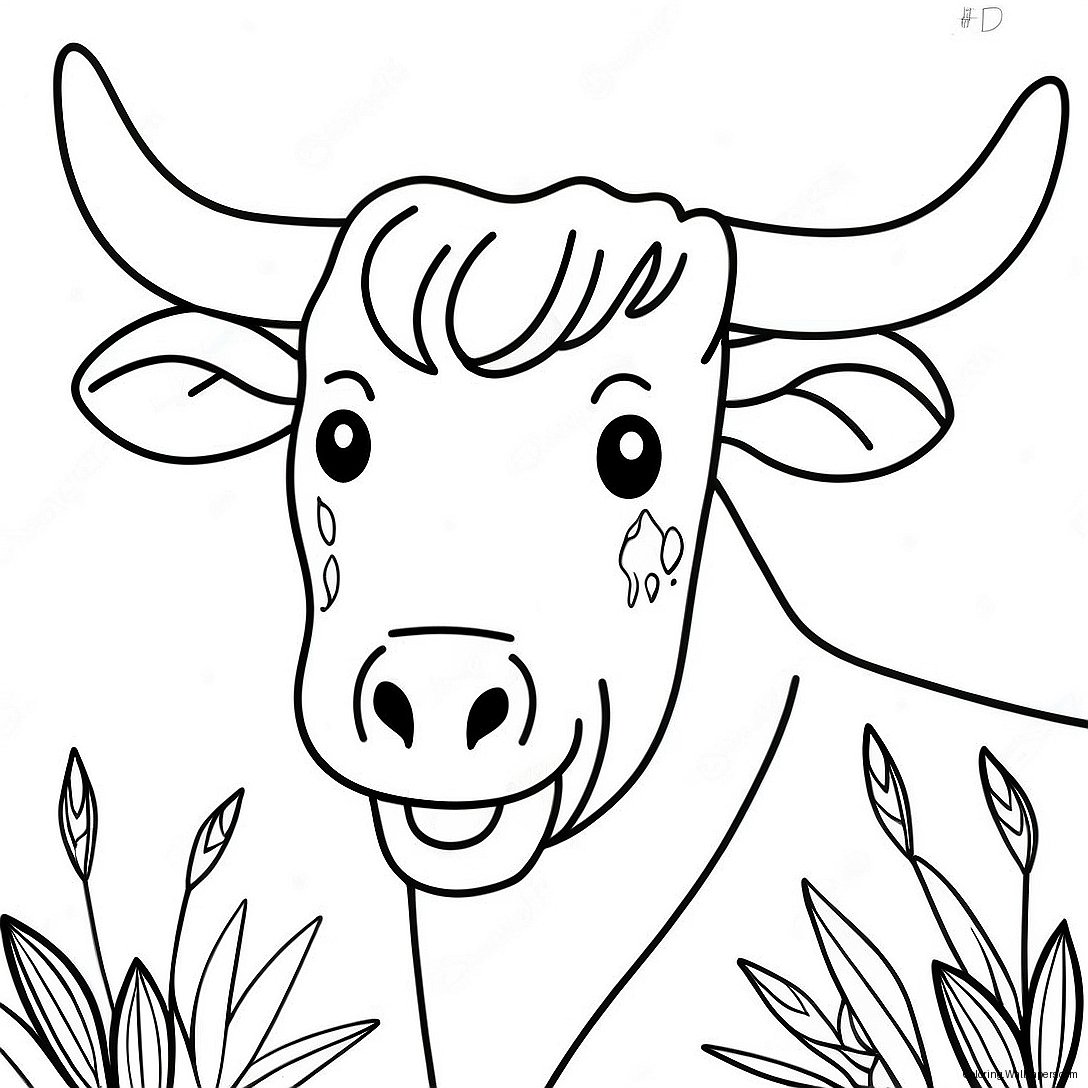 Texas Longhorn Coloring Page 33933