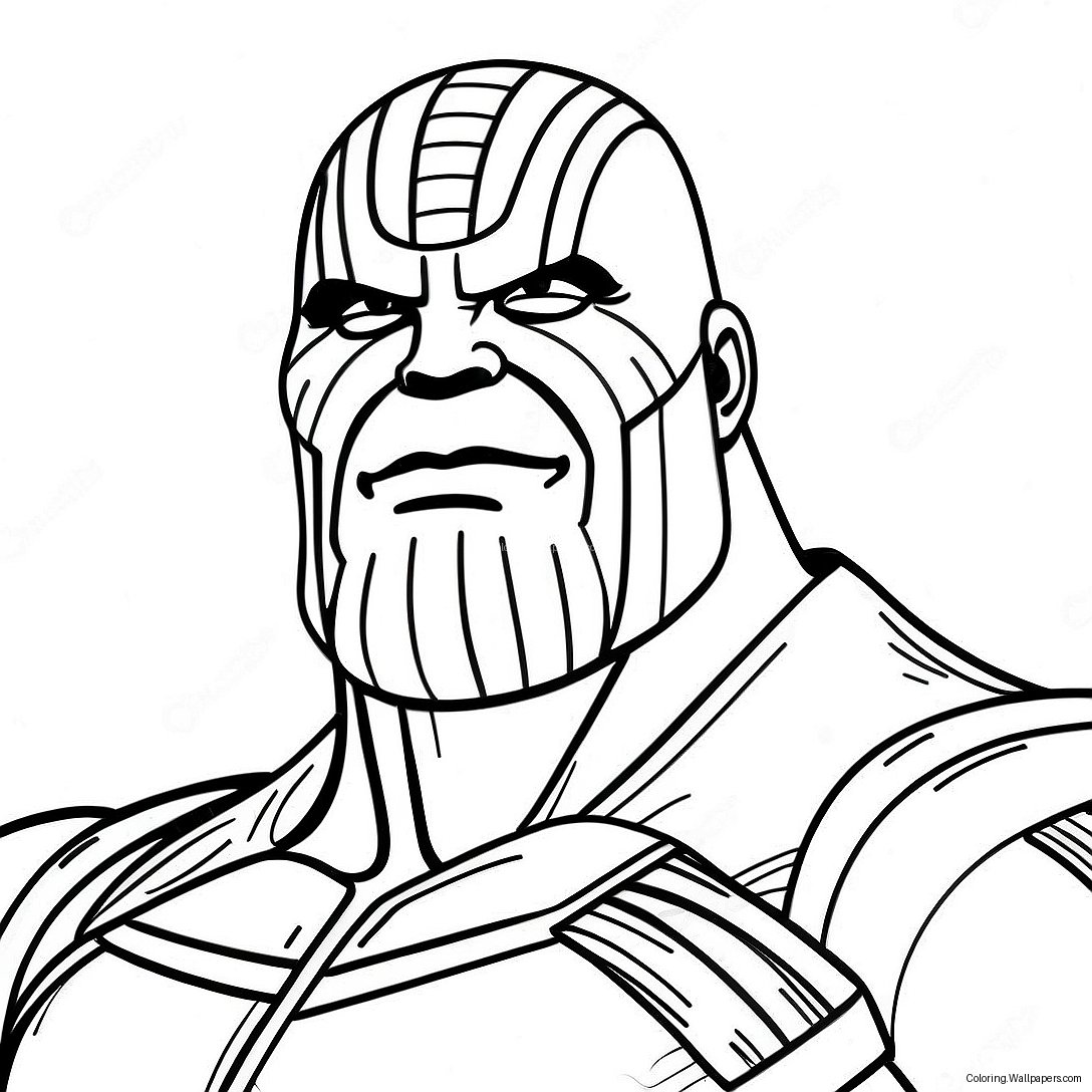 Thanos Kleurplaat 5404