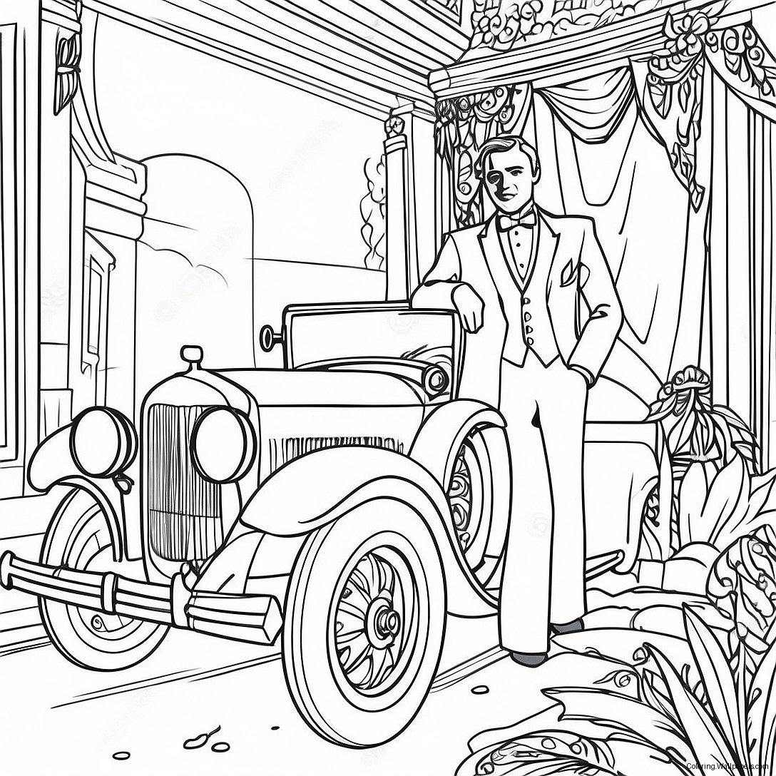 Página Para Colorir Do Grande Gatsby 41594