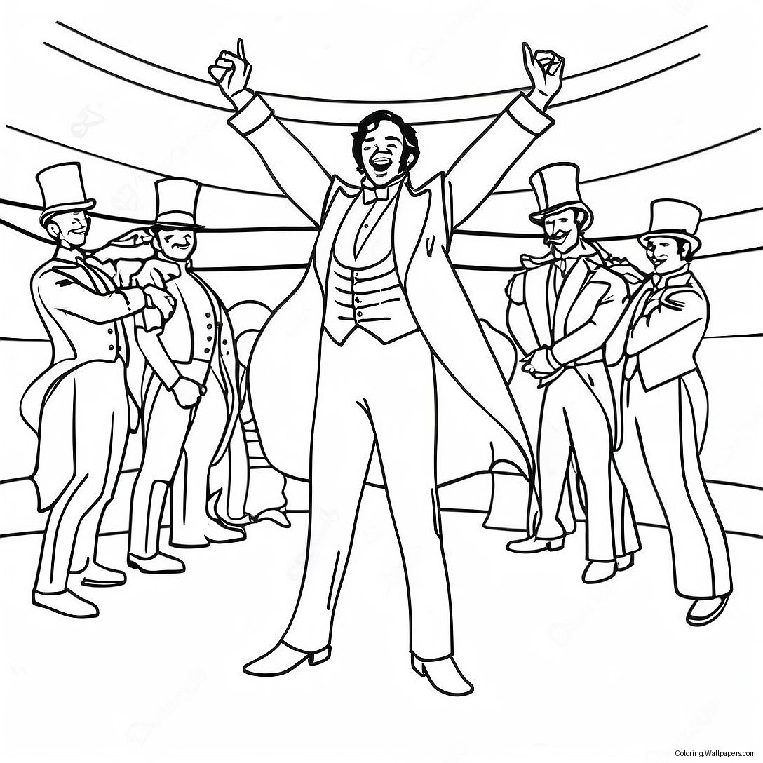 The Greatest Showman Coloring Page 27907