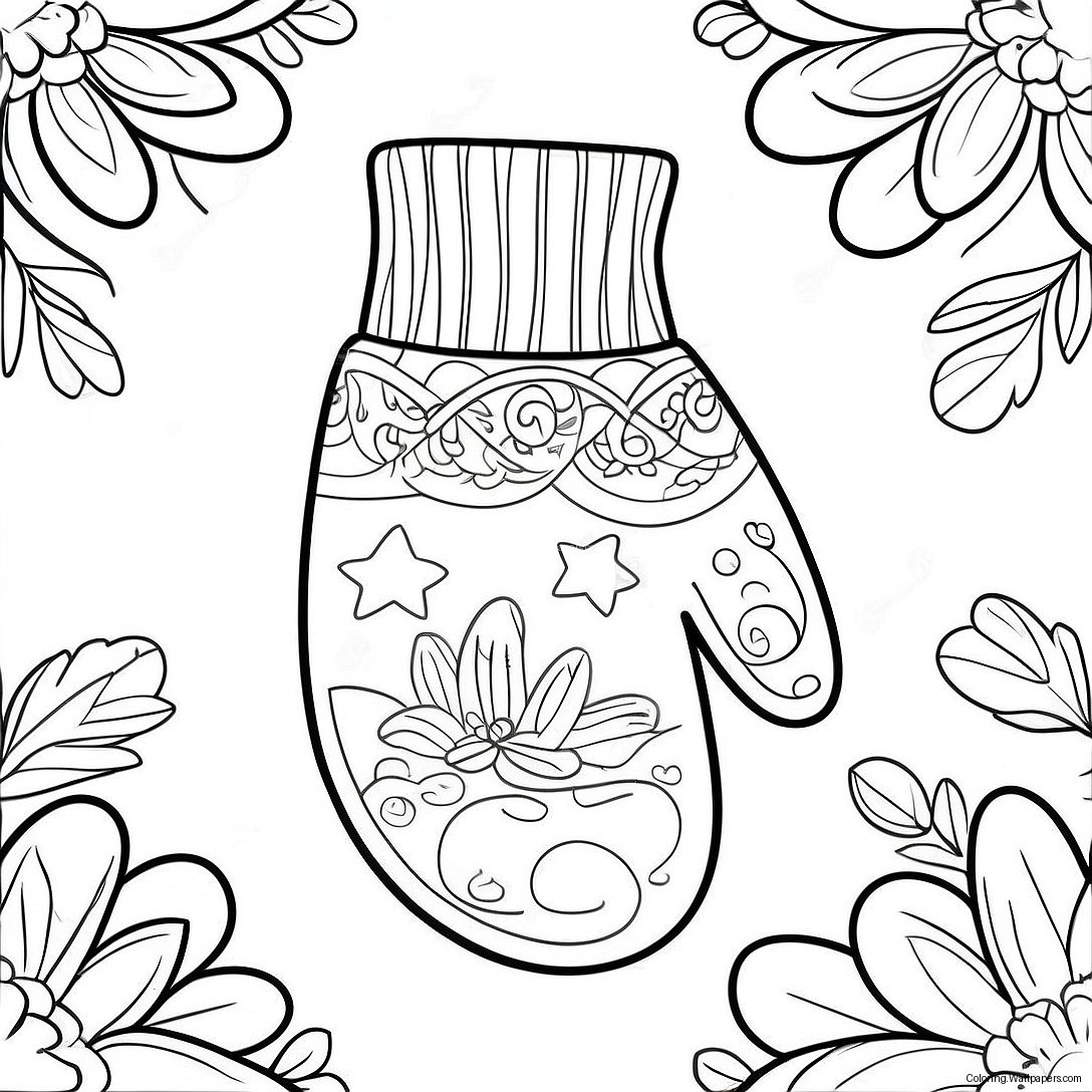 The Mitten Coloring Page 34281