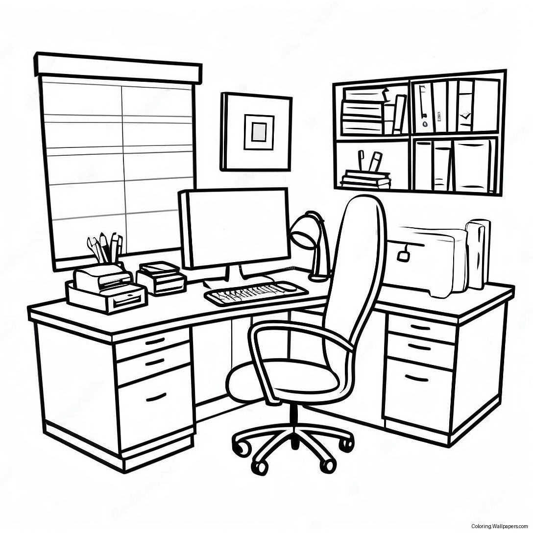 The Office Coloring Page 6680