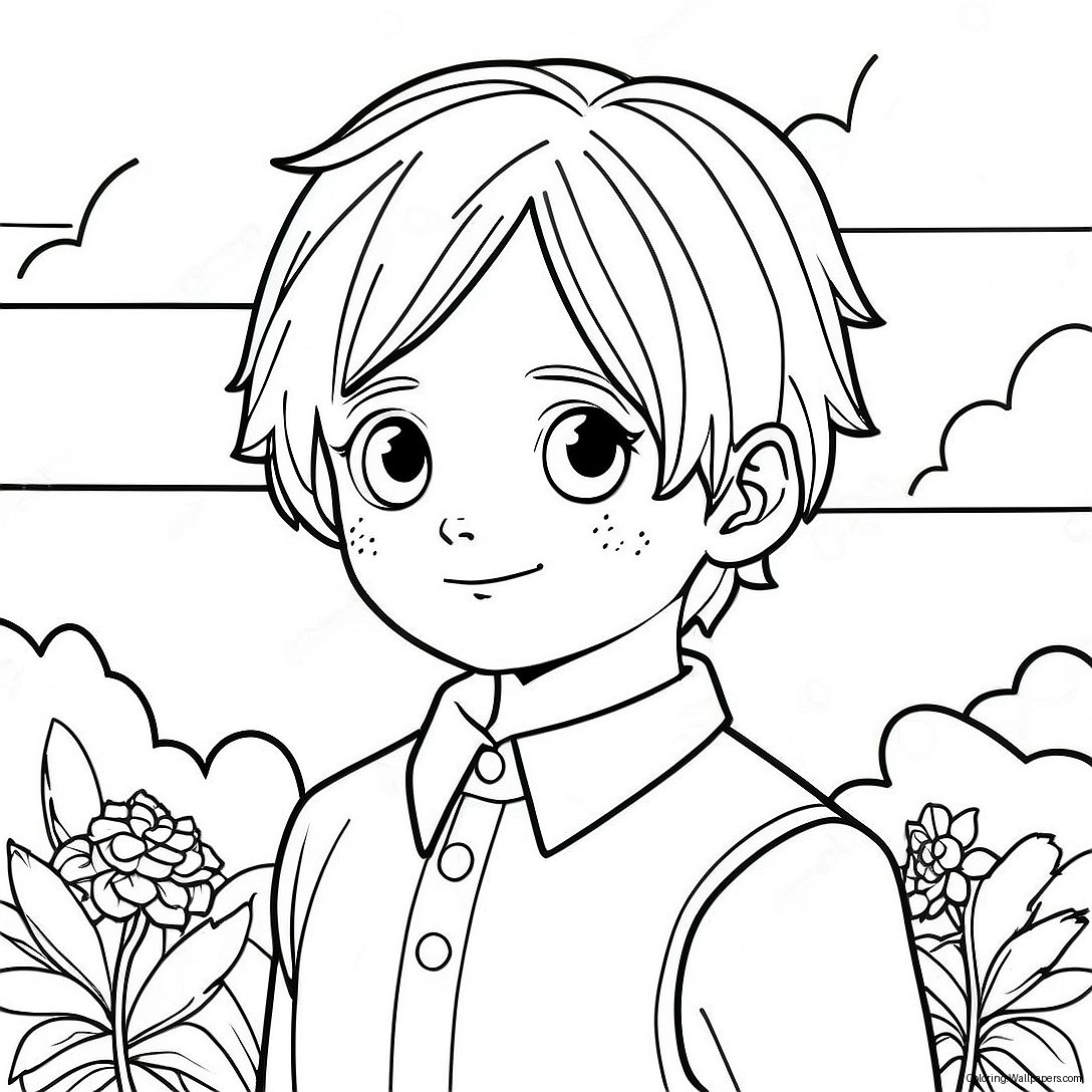 Página Para Colorear De The Promised Neverland 46785