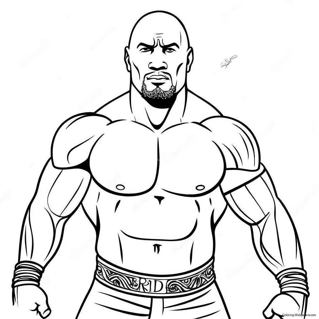 The Rock Wwe Boyama Sayfası 3798