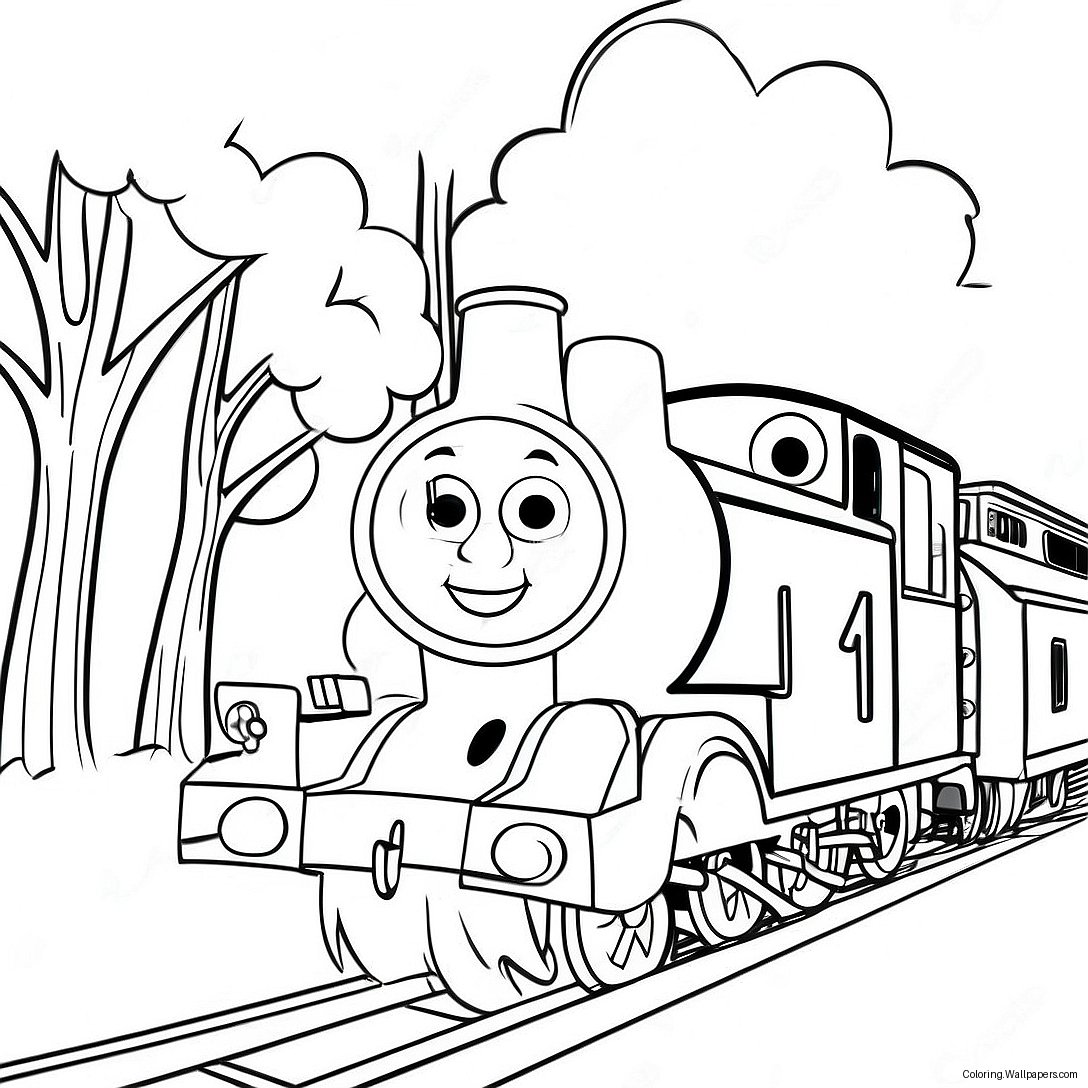 Thomas And Friends Edward Coloring Page 41577