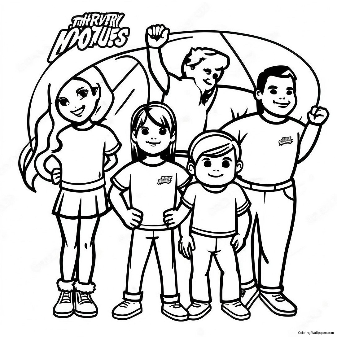 Thundermans Family Coloring Page 42929