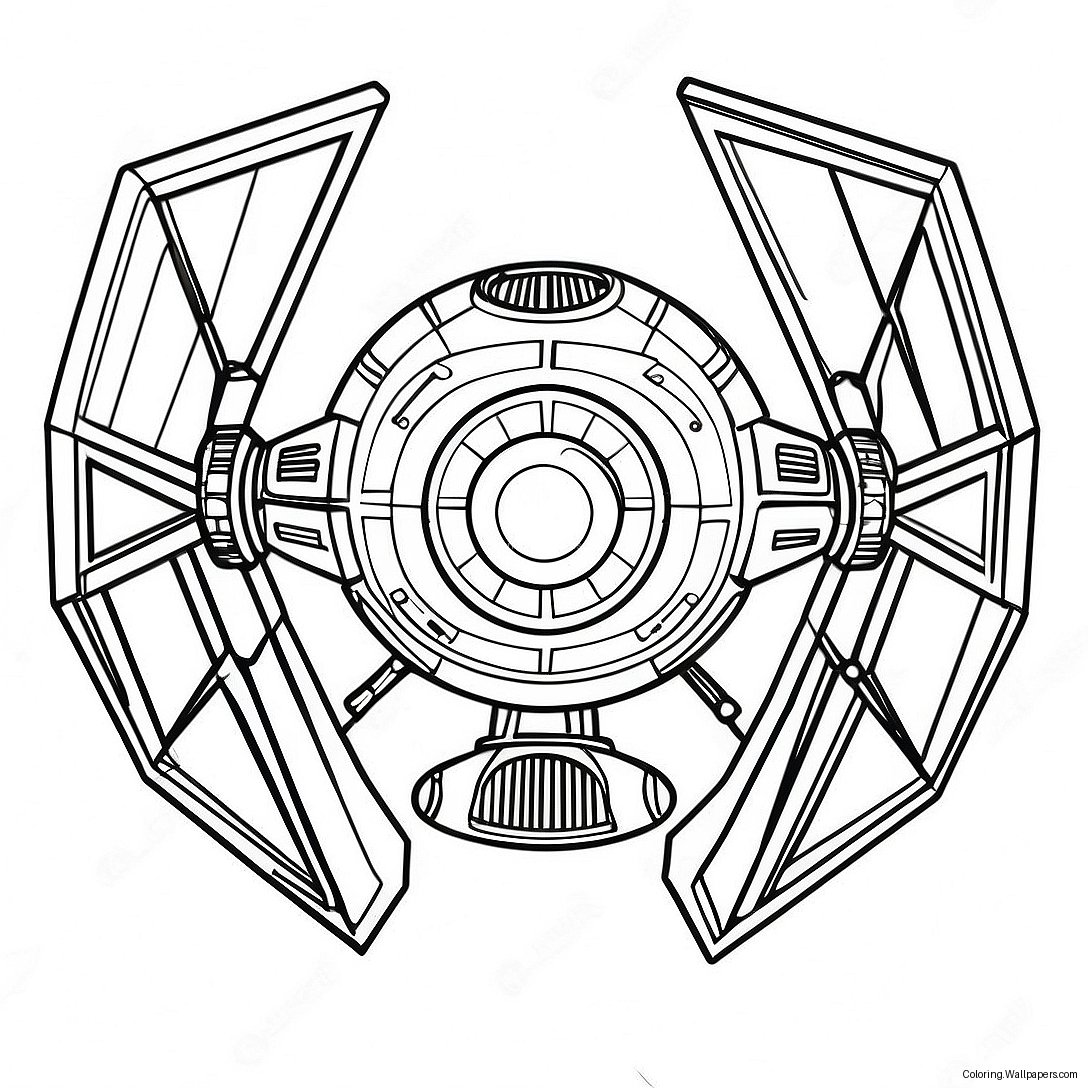 Tie Fighter Boyama Sayfası 34134