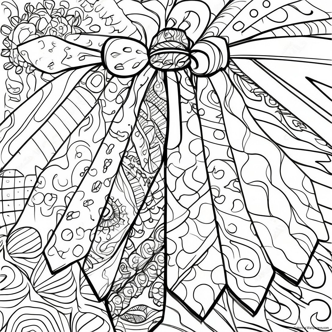 Ties Coloring Page 34669