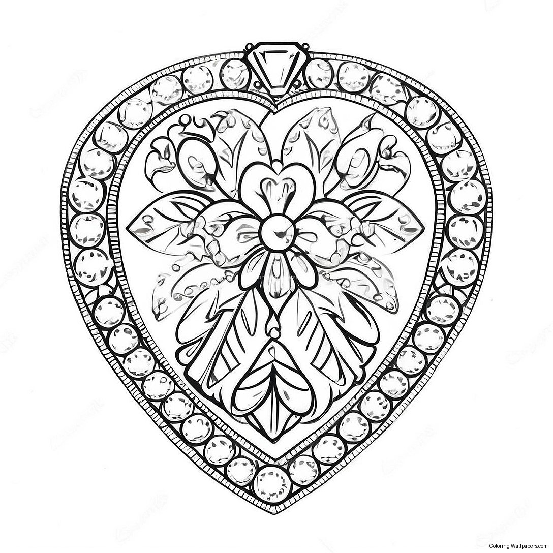 Tiffany Jewelry Coloring Page 38853