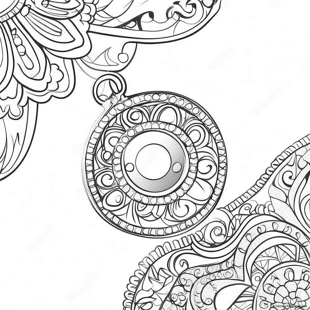 Tiffany Jewelry Coloring Page 38854