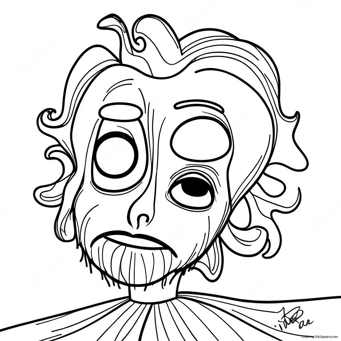 Tim Burton Coloring Page 10960