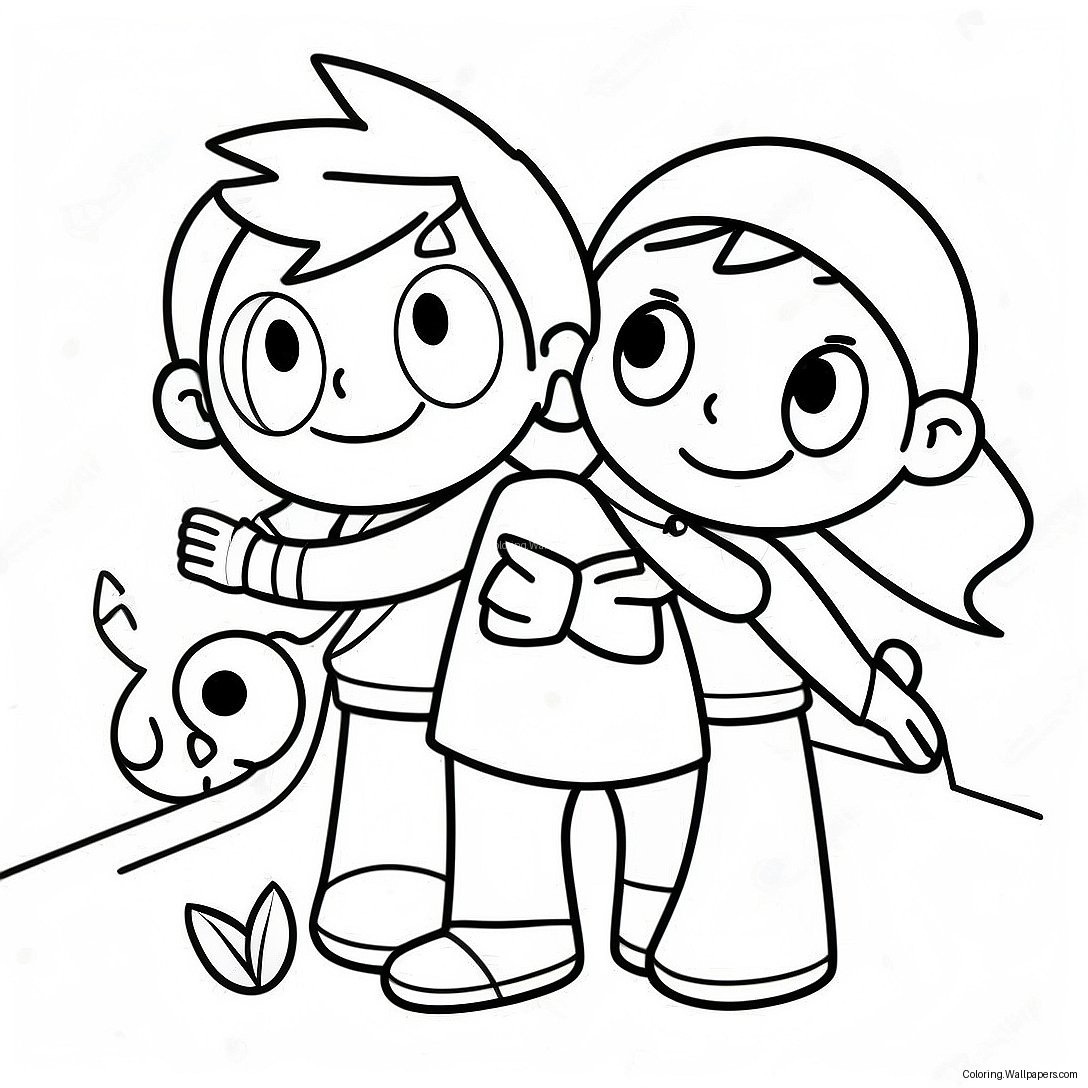 Página Para Colorear De Timmy Turner Con Padrinos Mágicos 22214