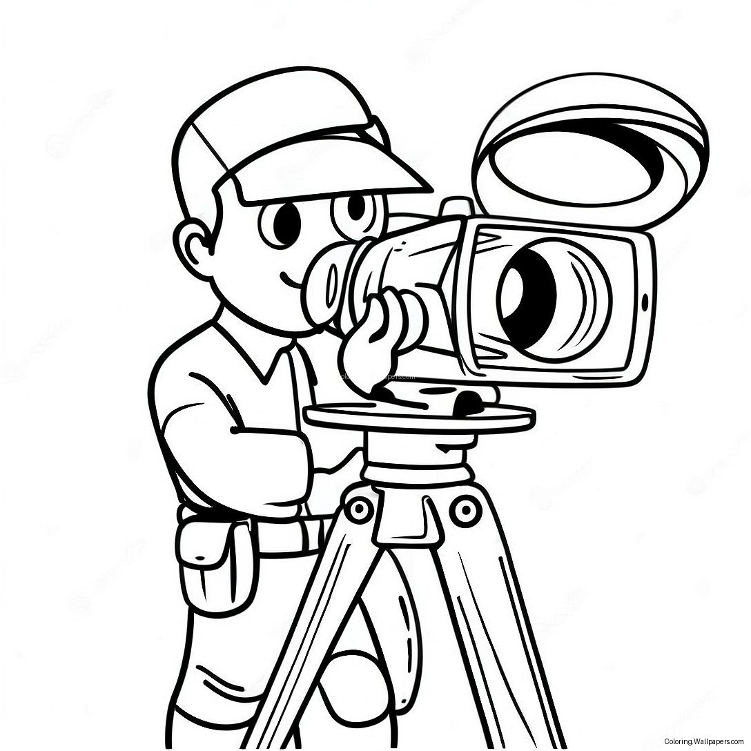 Titan Cameraman Coloring Page 19352