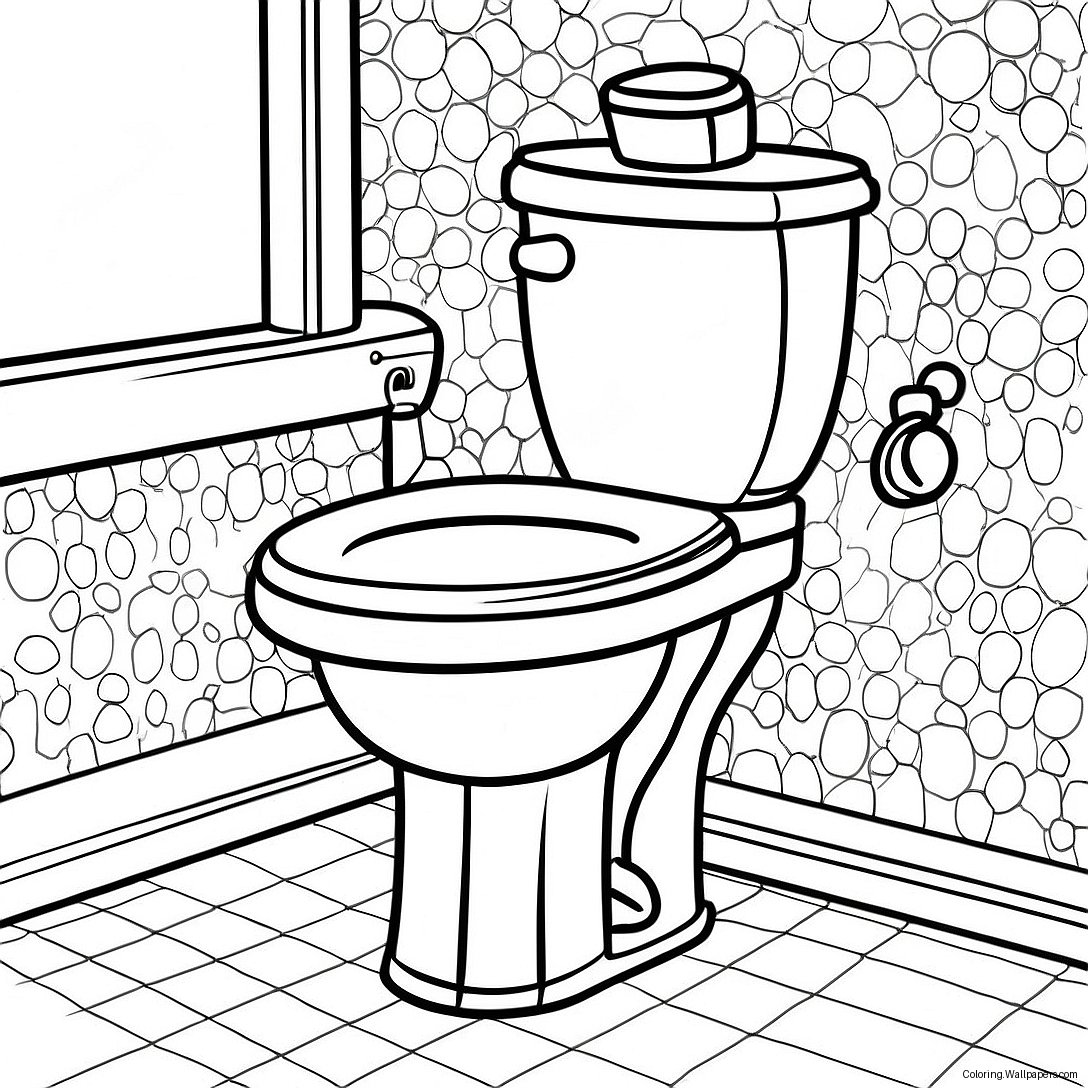 Titan Skibidi Toilet Coloring Page 37742