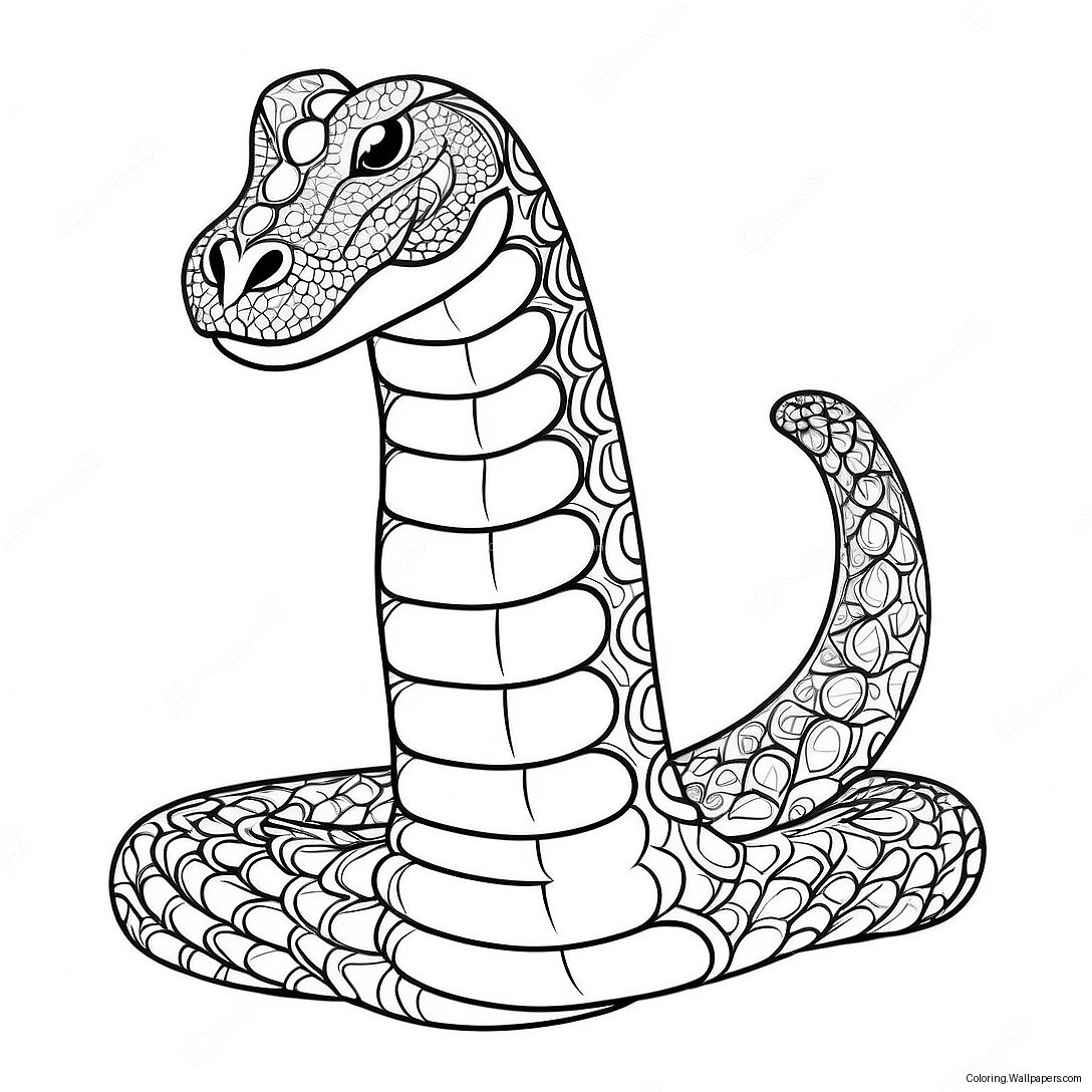 Titanoboa Boyama Sayfası 52382