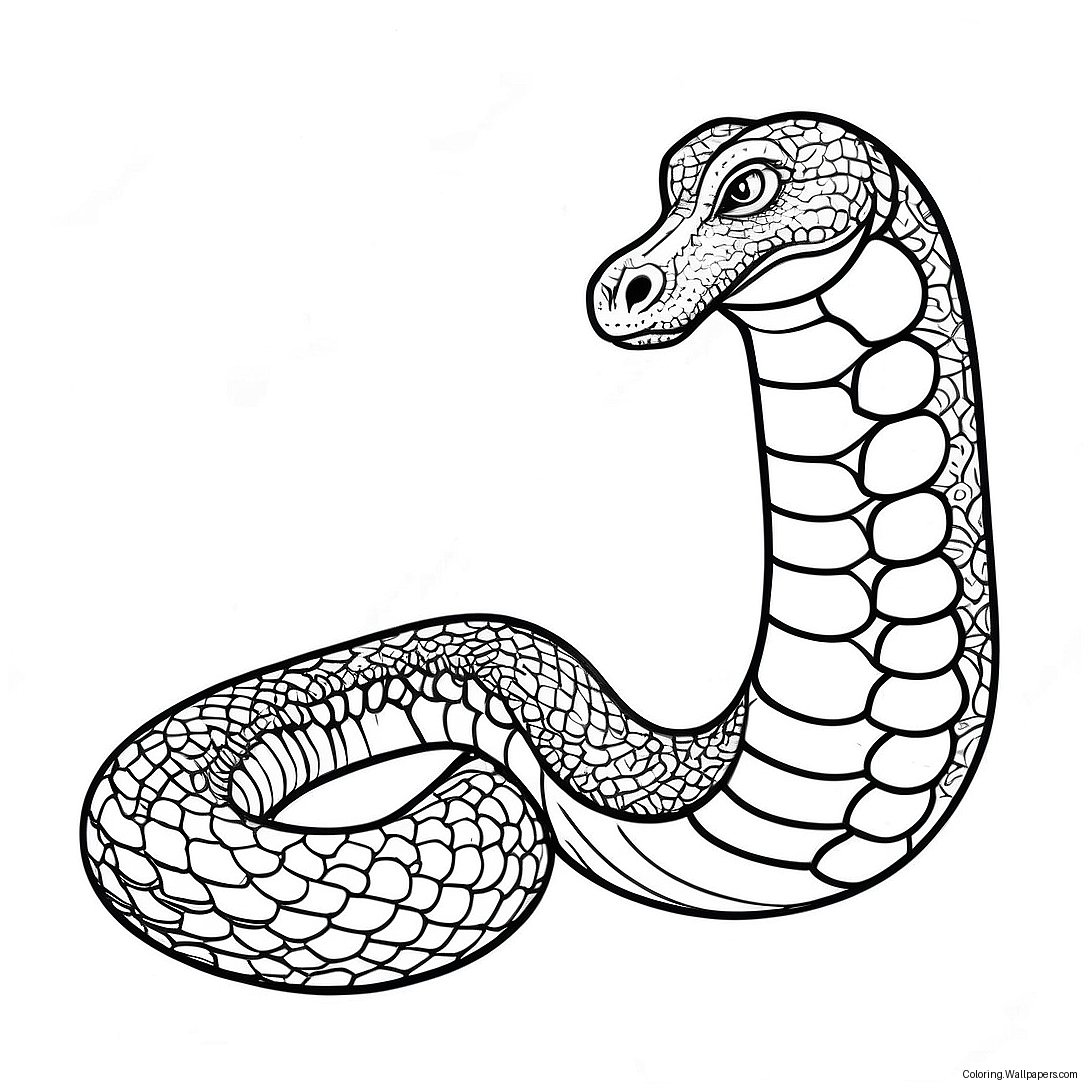 Pagina Da Colorare Di Titanoboa 52384