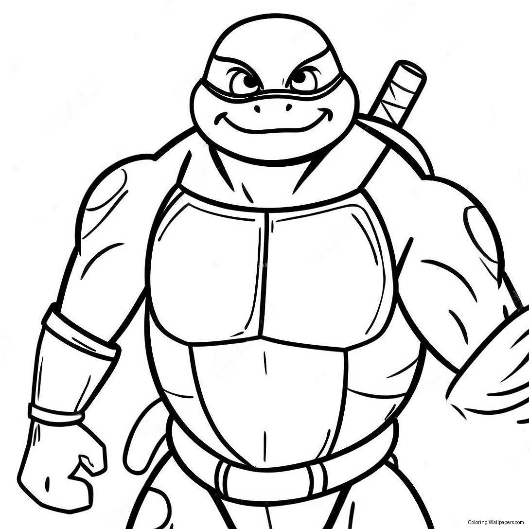 Tmnt 2012 Väritettävä Sivupohja 22350