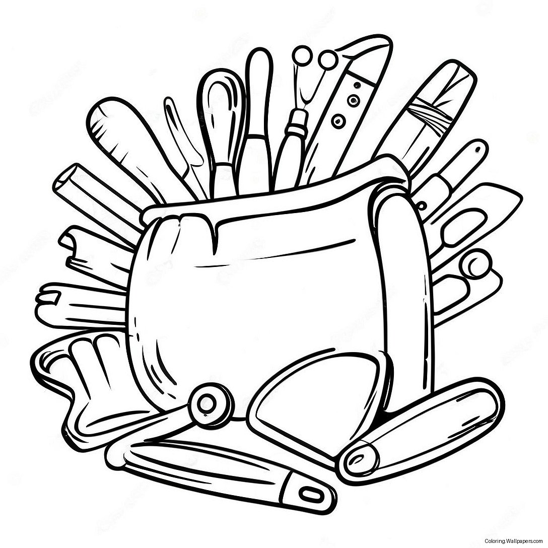 Tools Coloring Page 10919