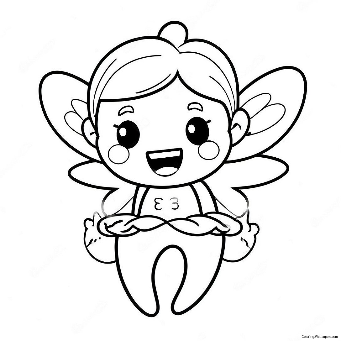 Tooth Fairy Coloring Page 11313