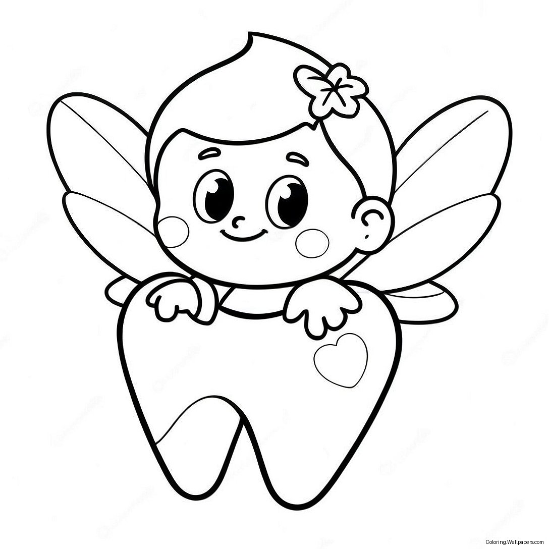 Tooth Fairy Coloring Page 11316