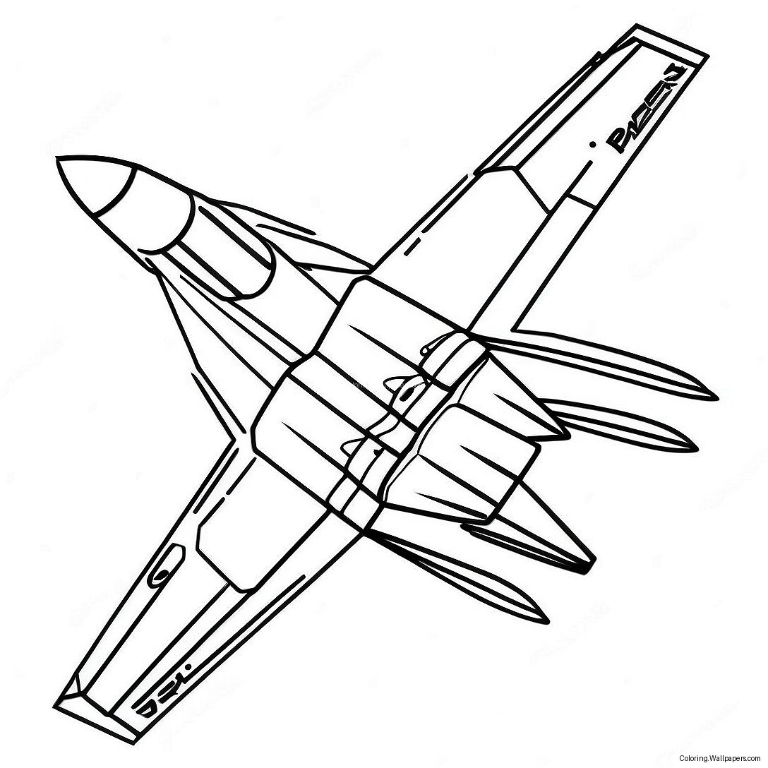 Top Gun Maverick In Flight Coloring Page 9467