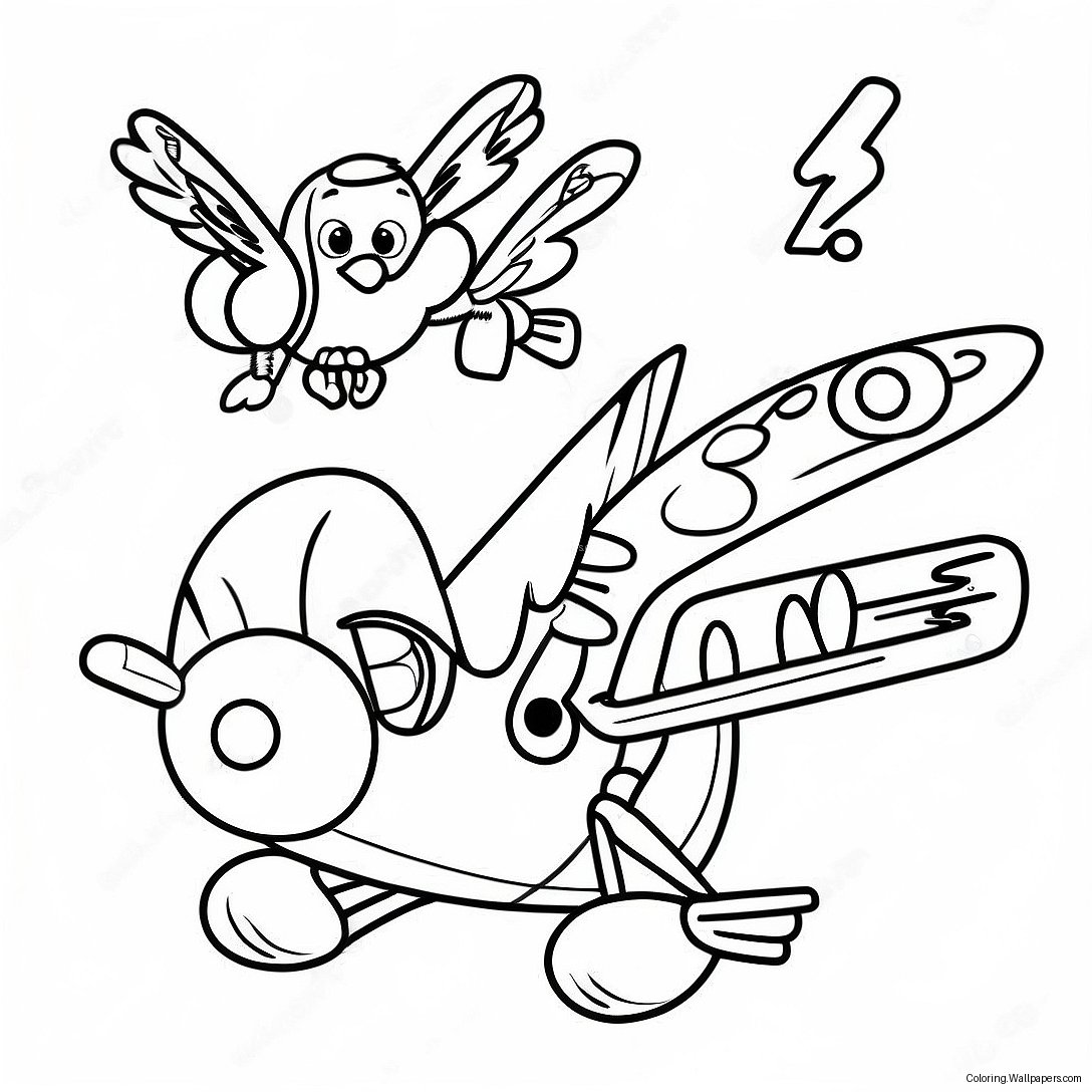 Top Wing Coloring Page 54853