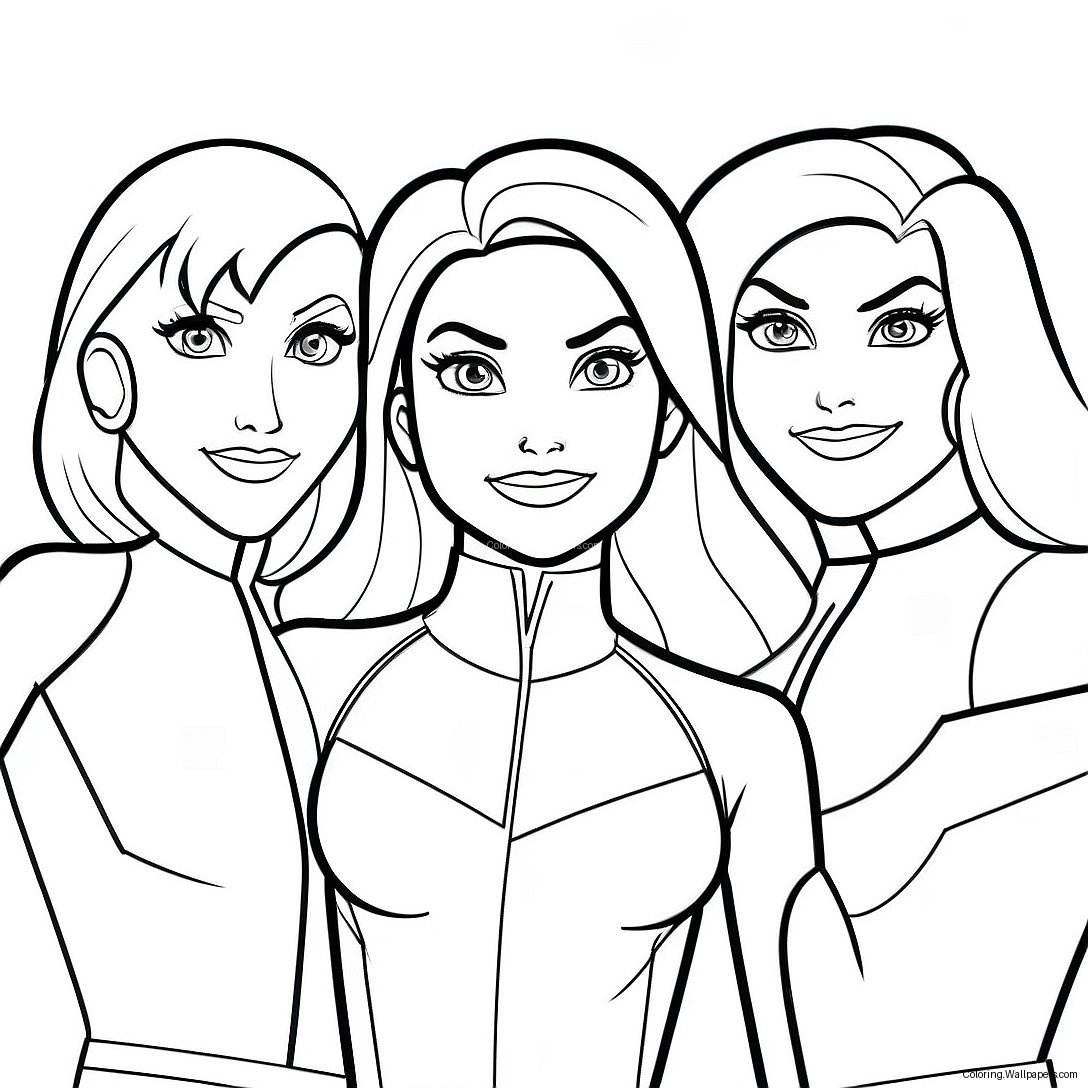 Totally Spies Värittämissivu 40790