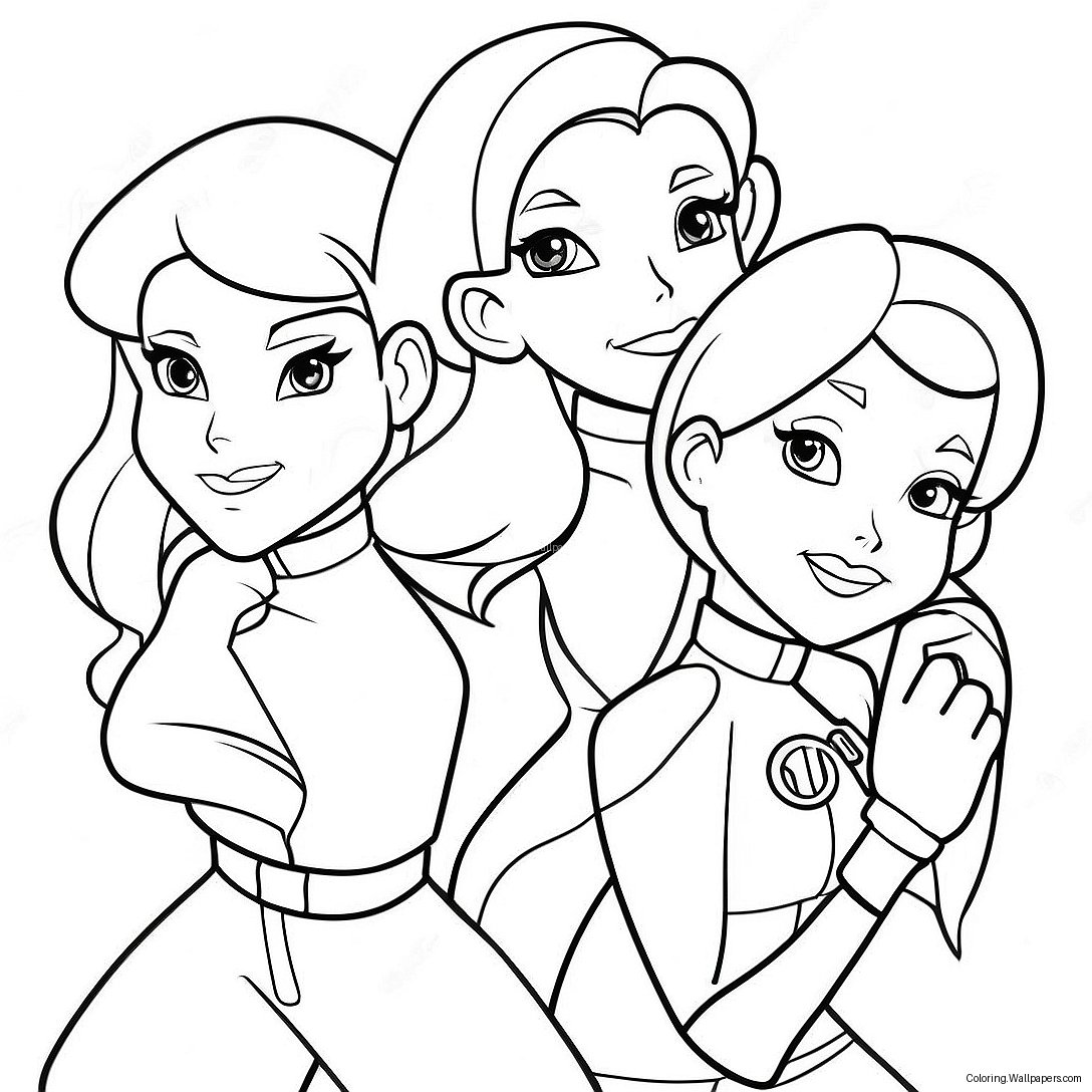 Totally Spies Värittämissivu 40791