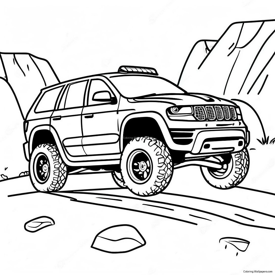 Trackhawk Off-Road Adventure Coloring Page 53726