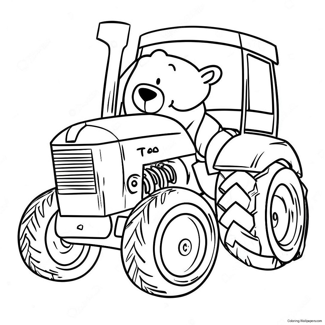 Tractor Ted -Värityskuva 51462